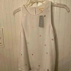 NWT Anthropologie cloth & stone sleeveless blouse